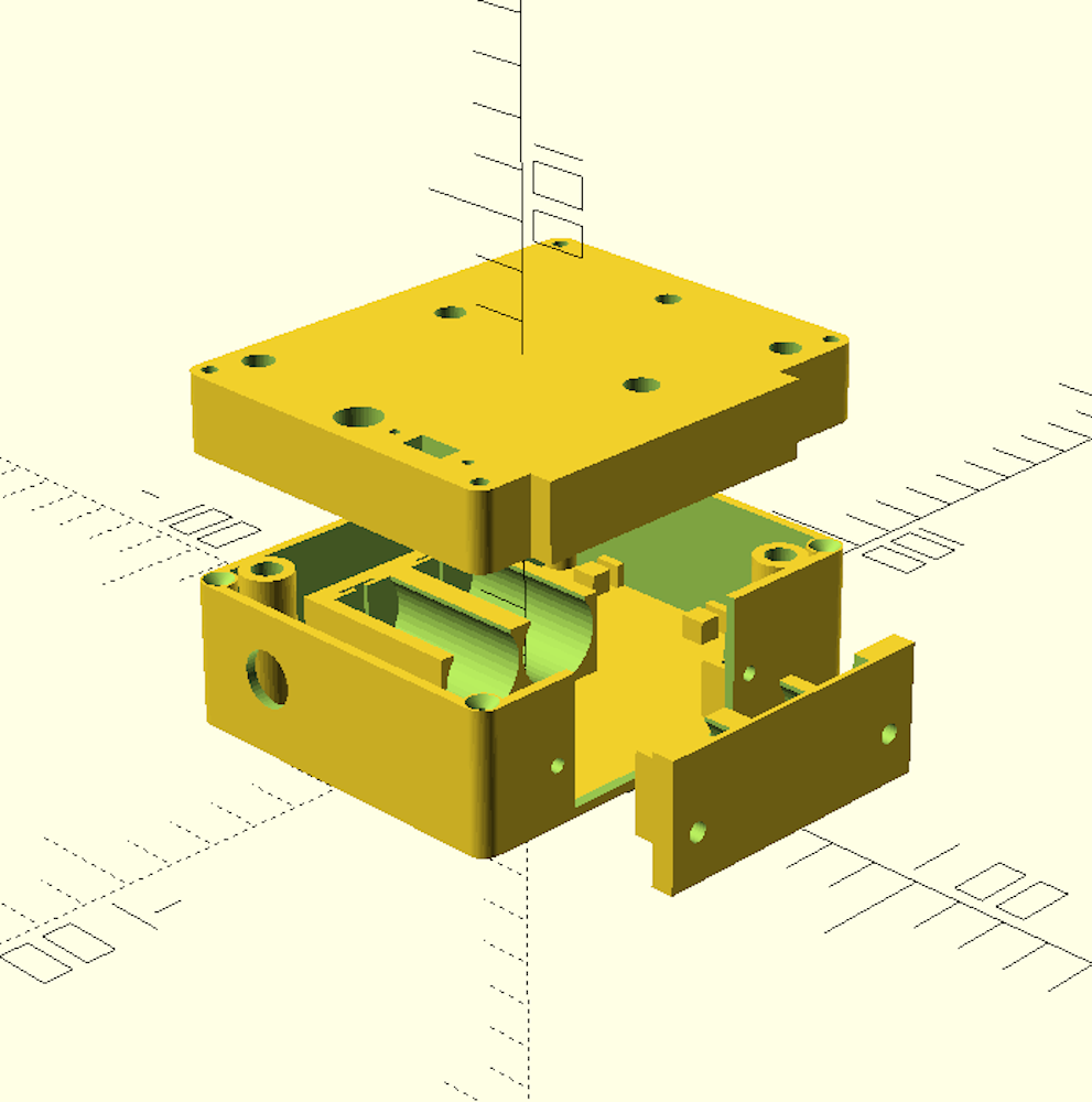 Design de la deuxième version du boîtier nomade