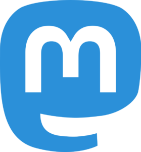 Mastodon logo / link to joinmastodon.org